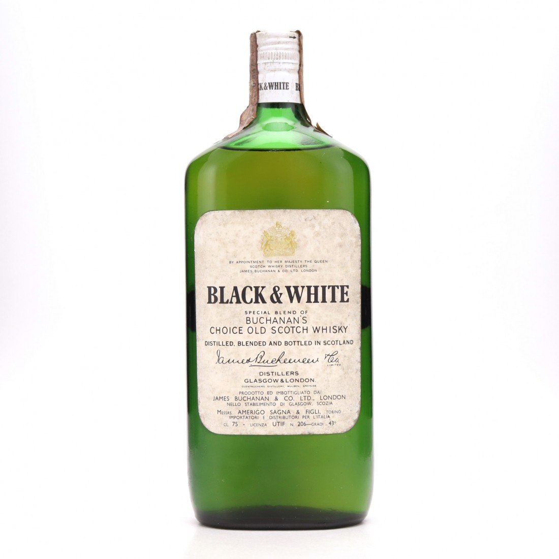 Black and White Scotch Whisky 1970s Whisky Auctioneer