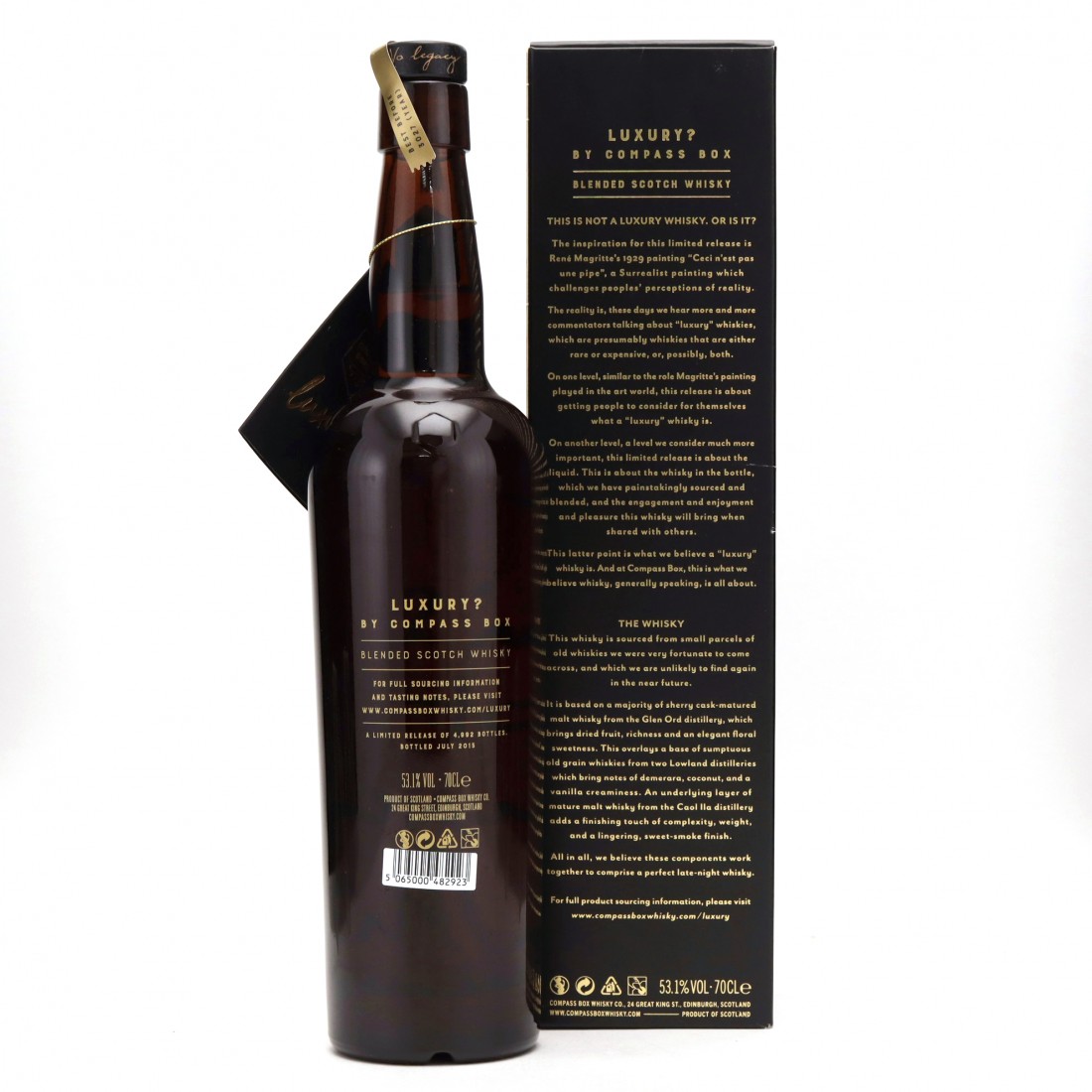 Compass Box This is Not a Luxury Whisky Whisky Auctioneer