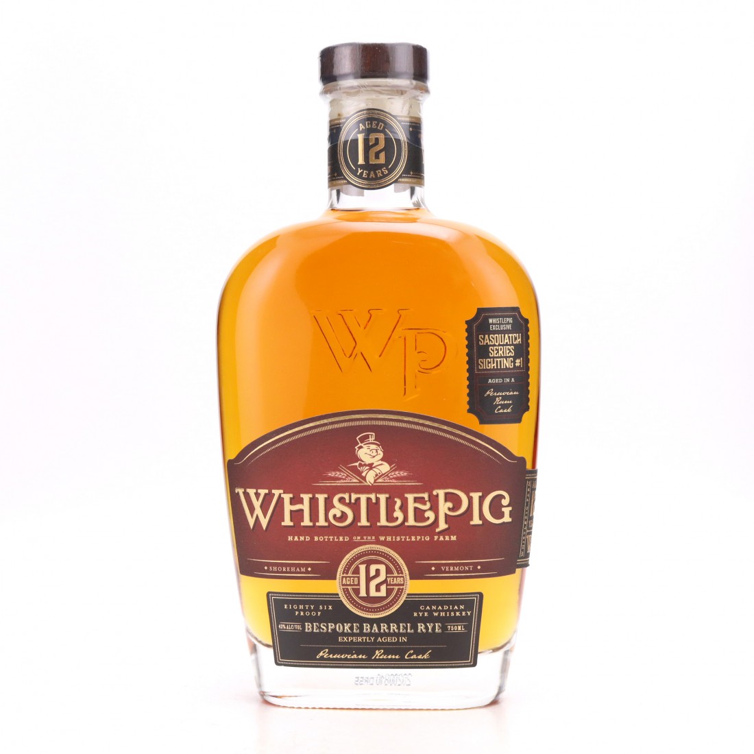 Whistlepig 12 Year Old Bespoke Barrel Rye / Sasquatch Series Sighting
