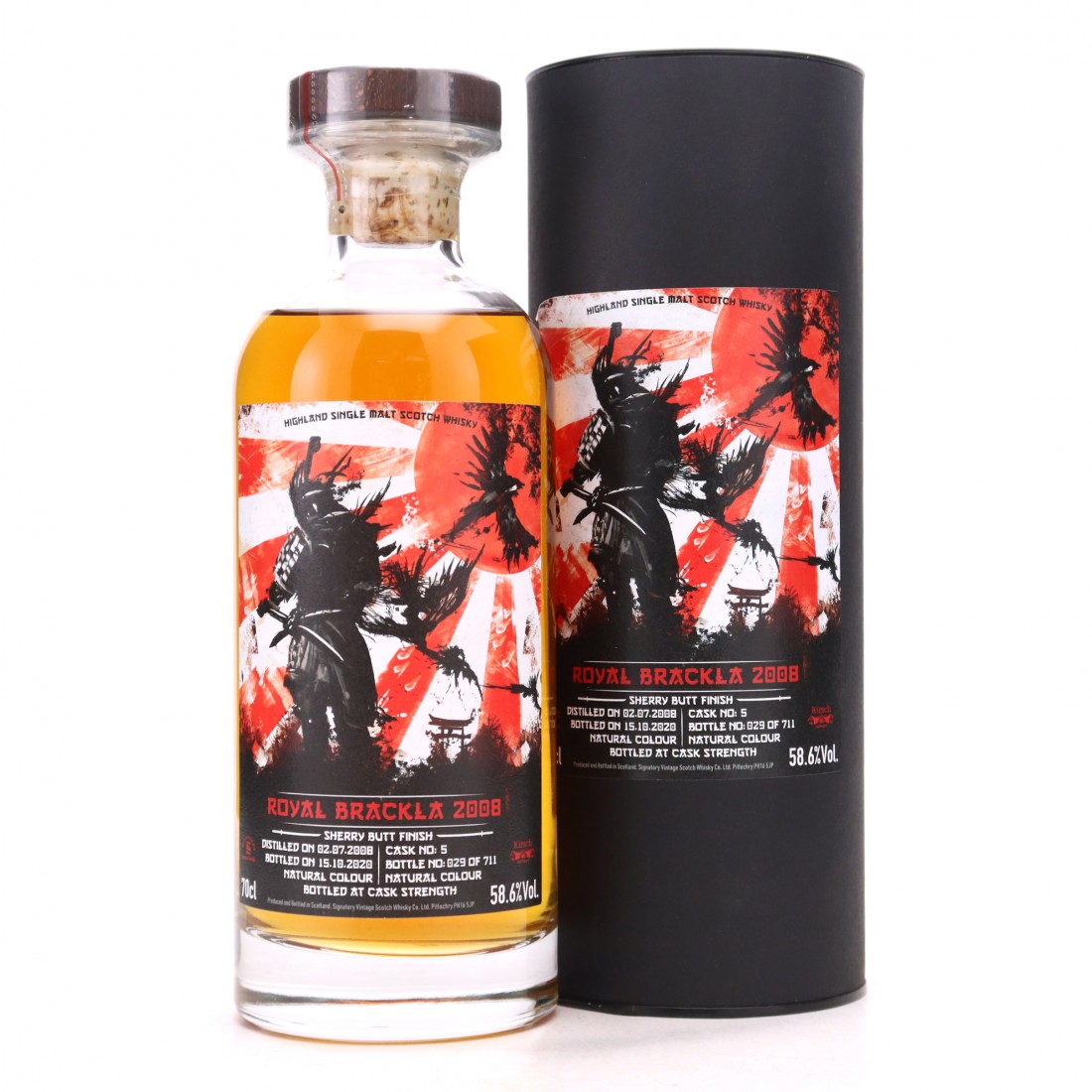 Royal Brackla 2008 Signatory Vintage Samurai Kirsch Whisky Whisky 