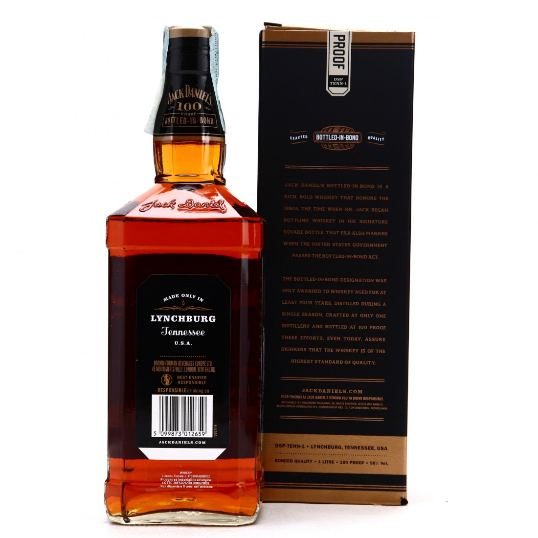 Jack Daniel's Bottled in Bond 100 Proof 1 Litre Whisky Auctioneer