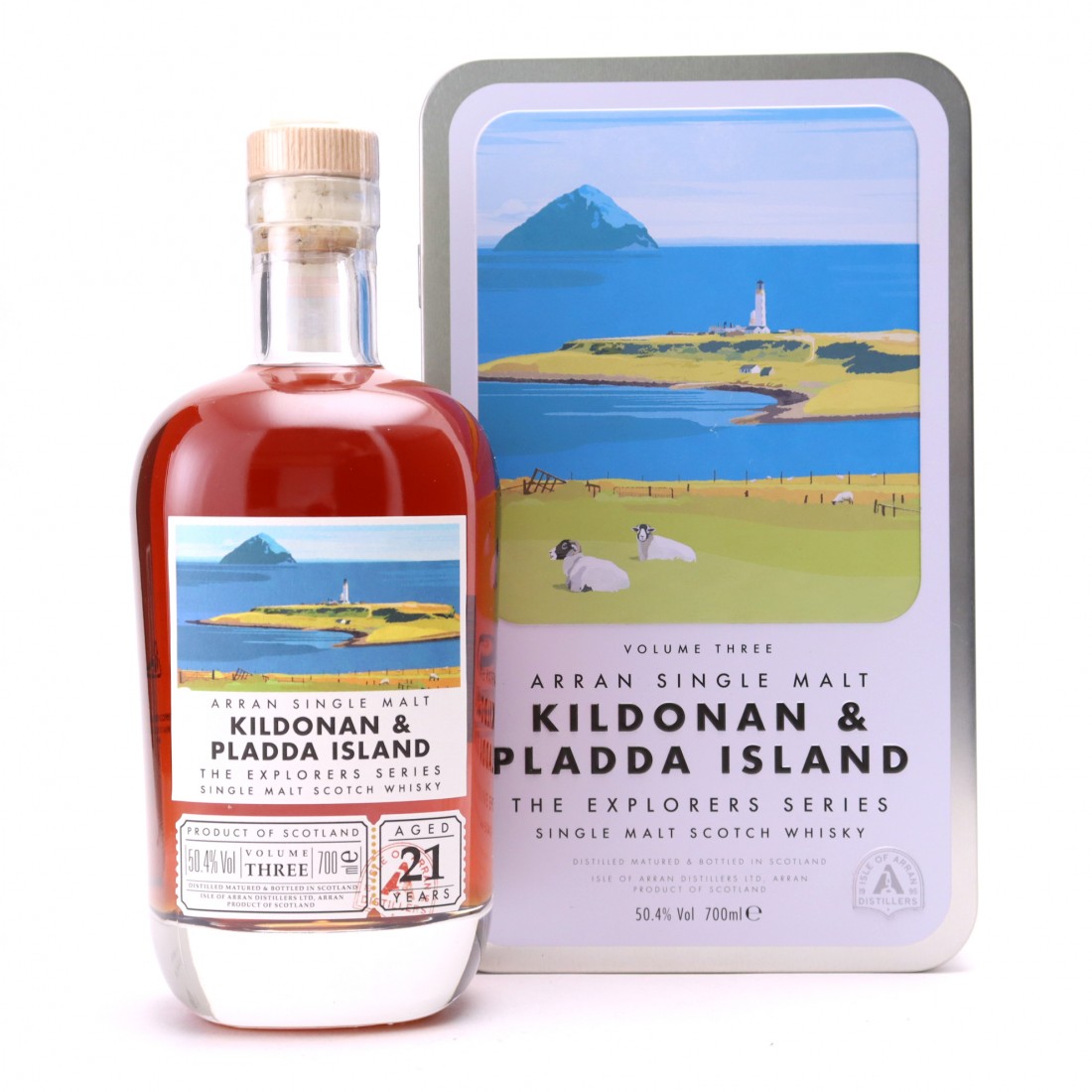Arran 21 Year Old The Explorers Series Volume 3 / Kildonan and Pladda Island Whisky Auctioneer