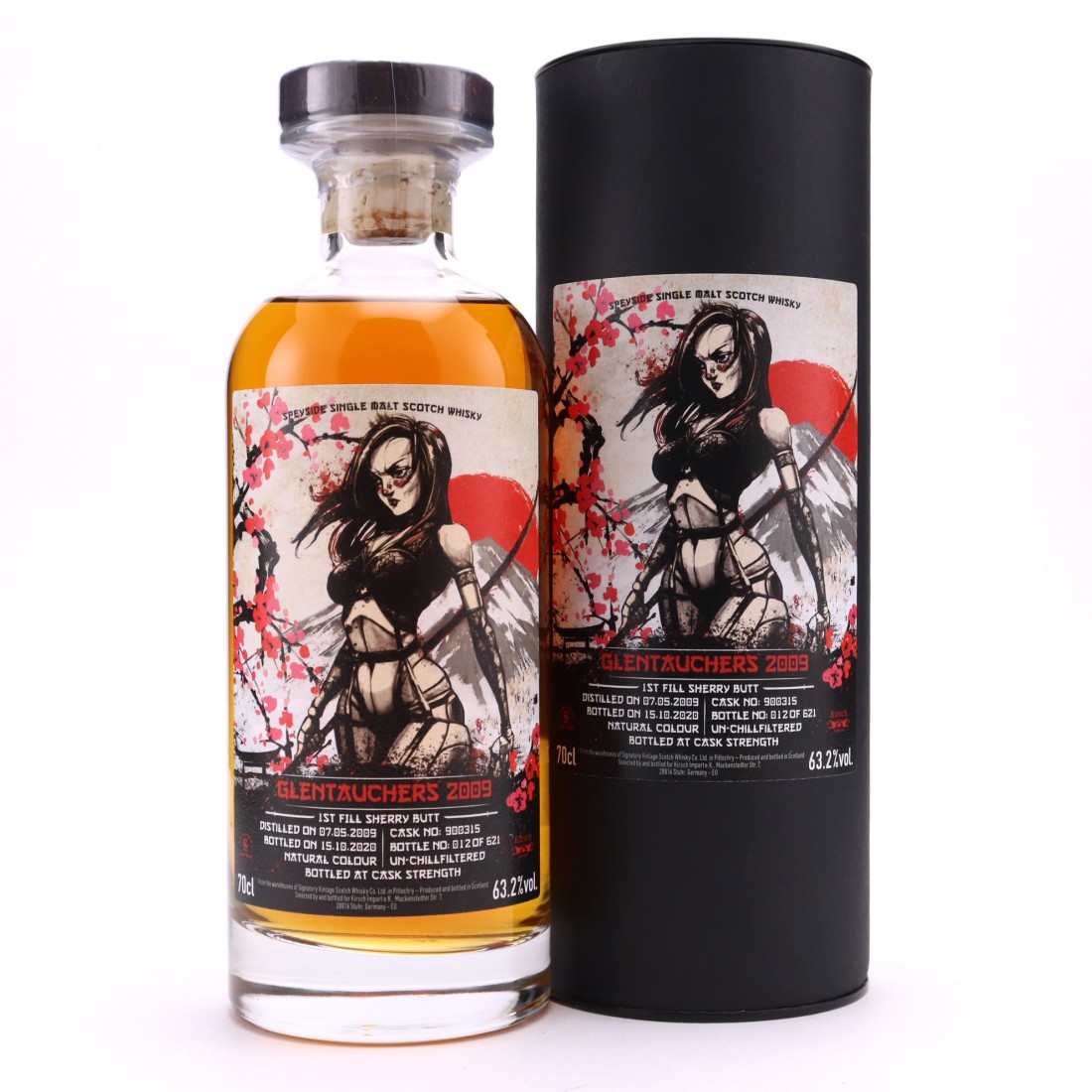 Glentauchers 2009 Signatory Vintage Samurai Kirsch Whisky Whisky 