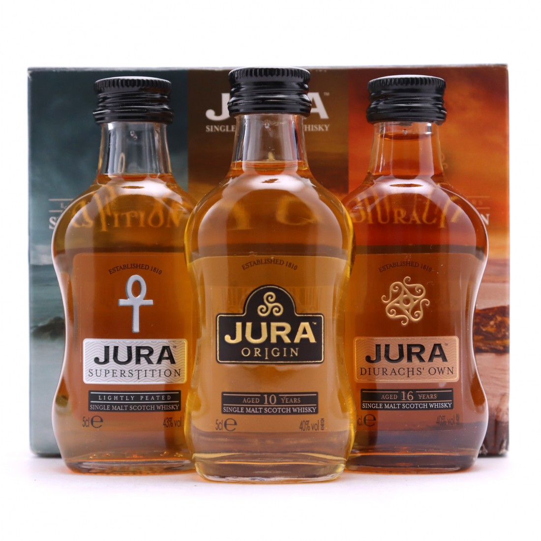 Jura The Collection Miniatures x 3 Whisky Auctioneer