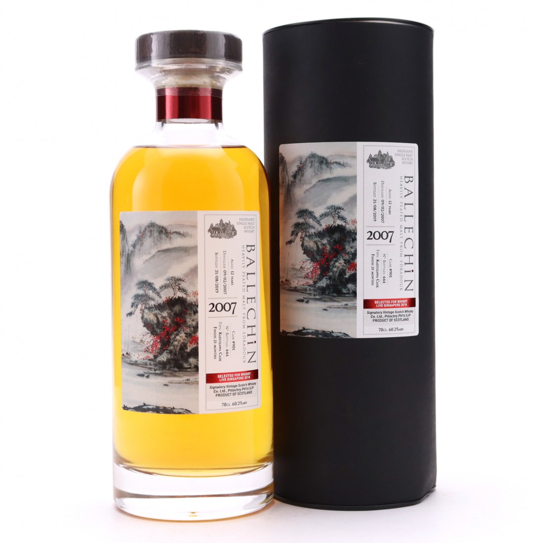 Ballechin 2007 Signatory Vintage 12 Year Old Ex Karuizawa Cask Whisky 