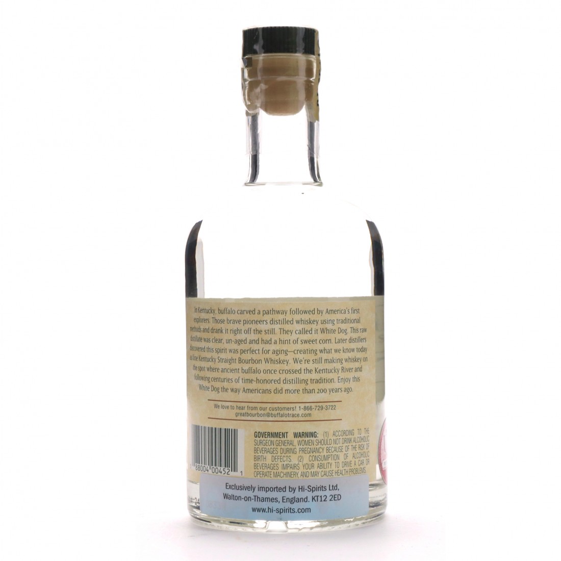 Buffalo Trace White Dog Mash 1 37.5cl Whisky Auctioneer