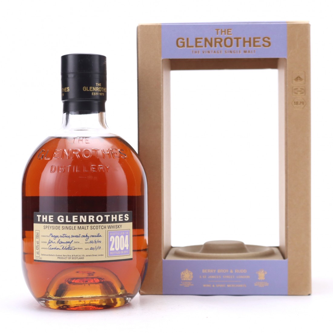 Glenrothes 2004 Vintage Whisky Auctioneer