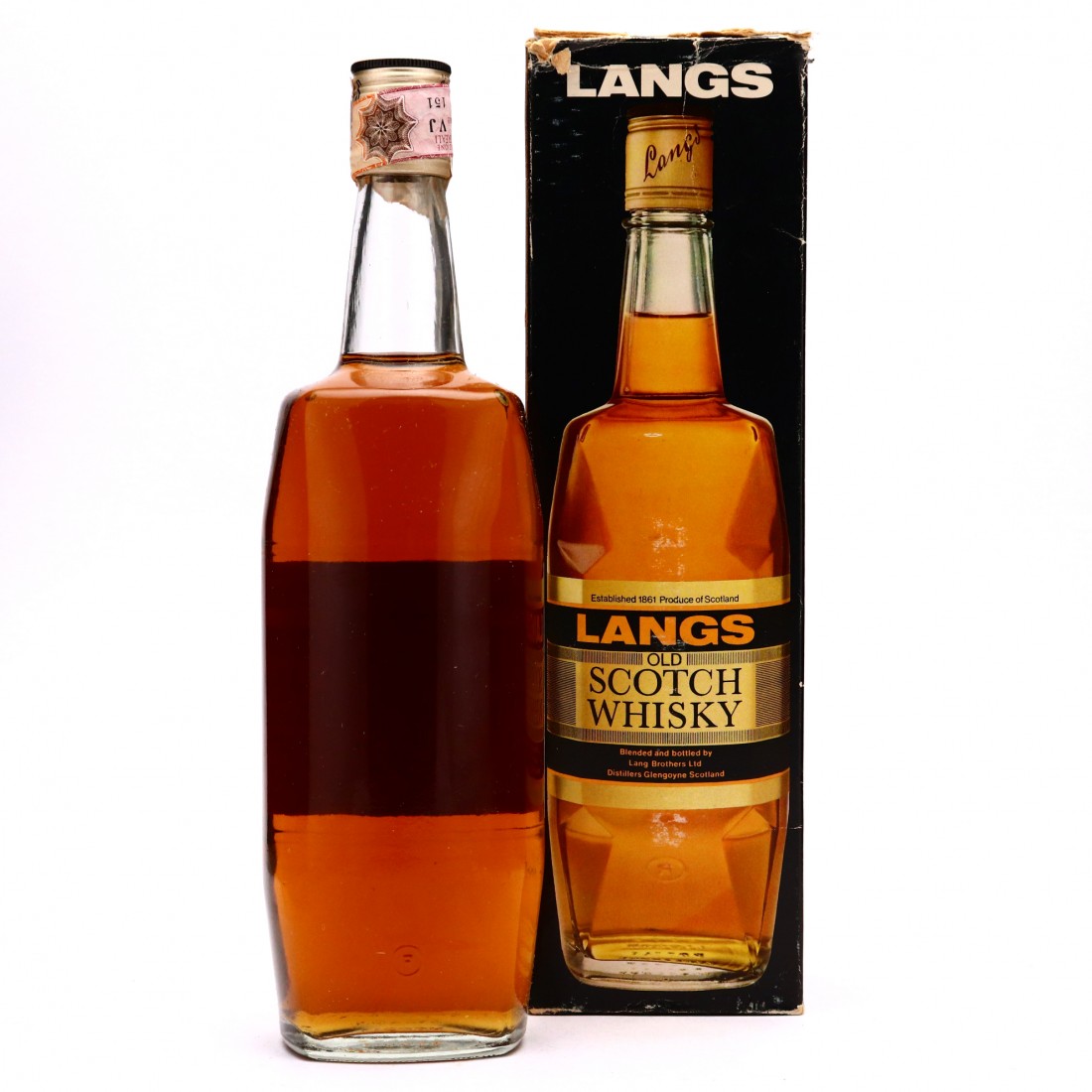 Langs 5 Year Old 1960s Whisky Auctioneer