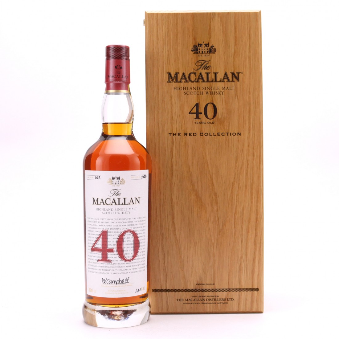 Macallan 40 Year Old The Red Collection | Whisky Auctioneer