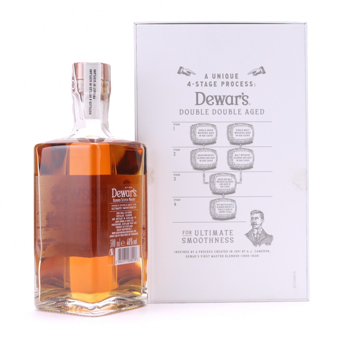 Dewar's 21 Year Old Double Double Aged 50cl Whisky Auctioneer