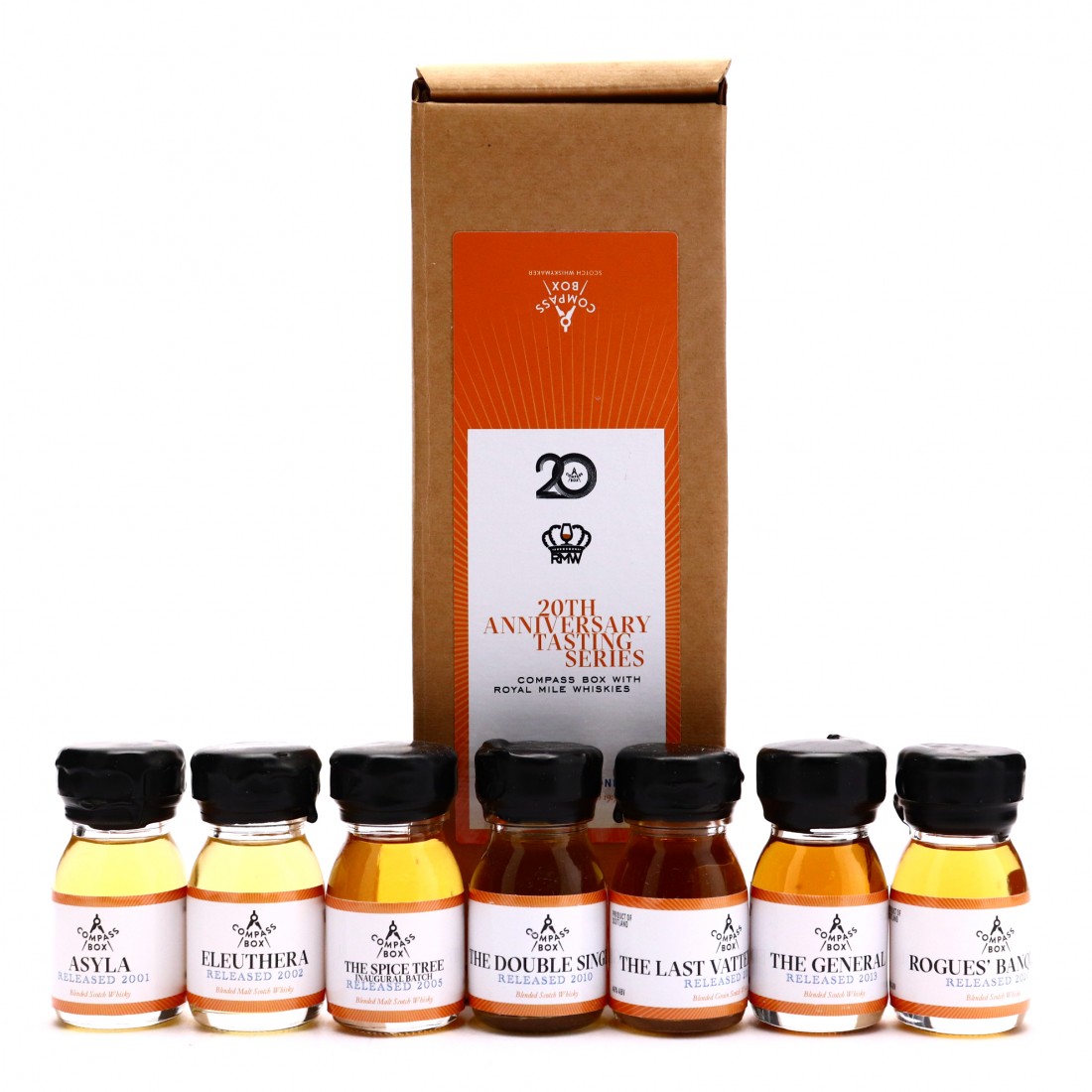 Compass Box 20th Anniversary Tasting Set 1 / RMW Whisky Auctioneer