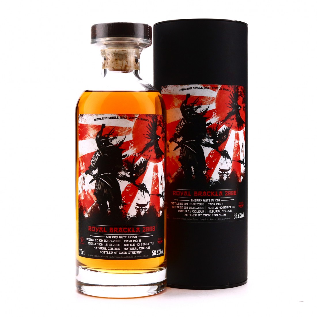 Royal Brackla 2008 Signatory Vintage Samurai Kirsch Whisky Whisky 