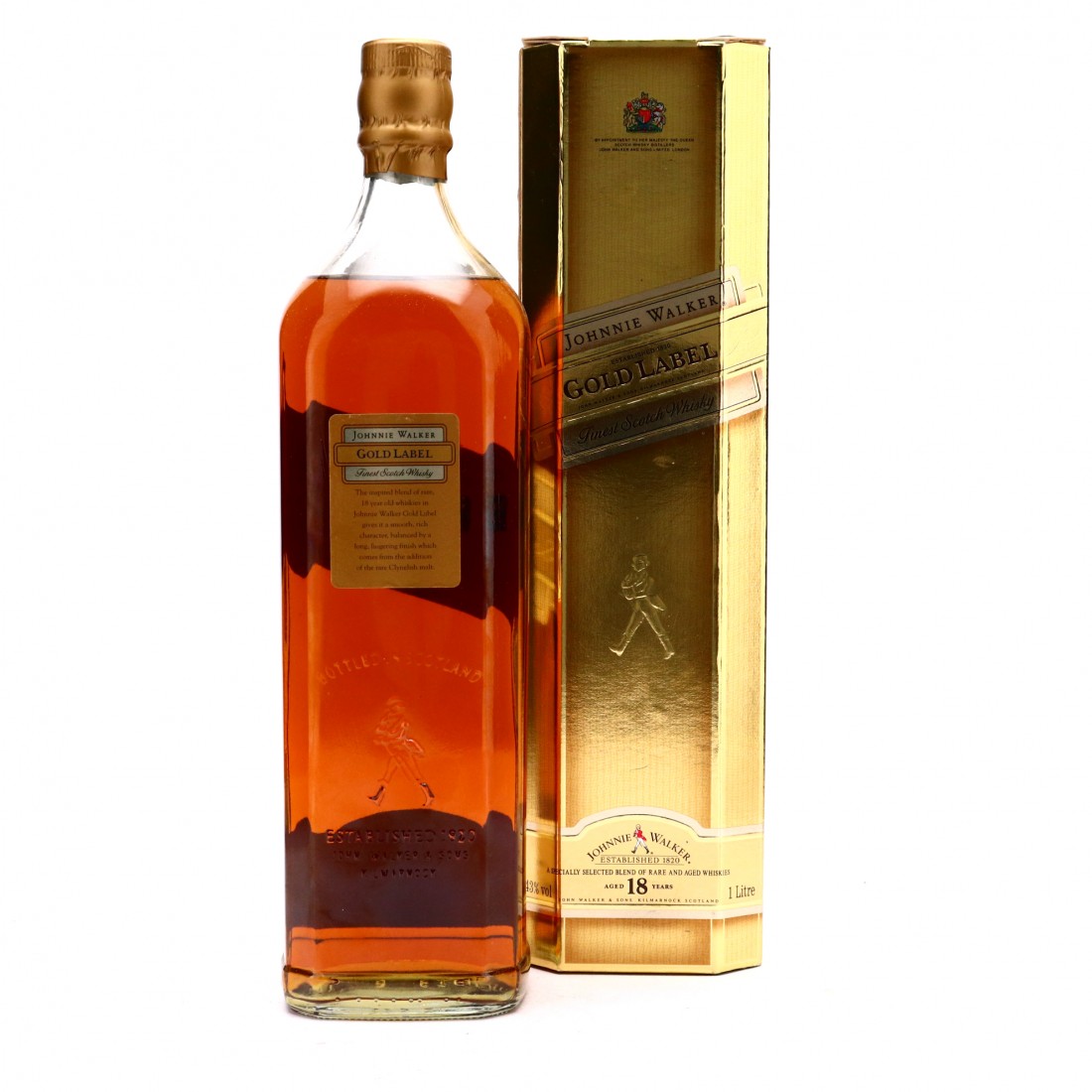 Johnnie Walker Gold Label 18 Year Old 1 Litre Whisky Auctioneer