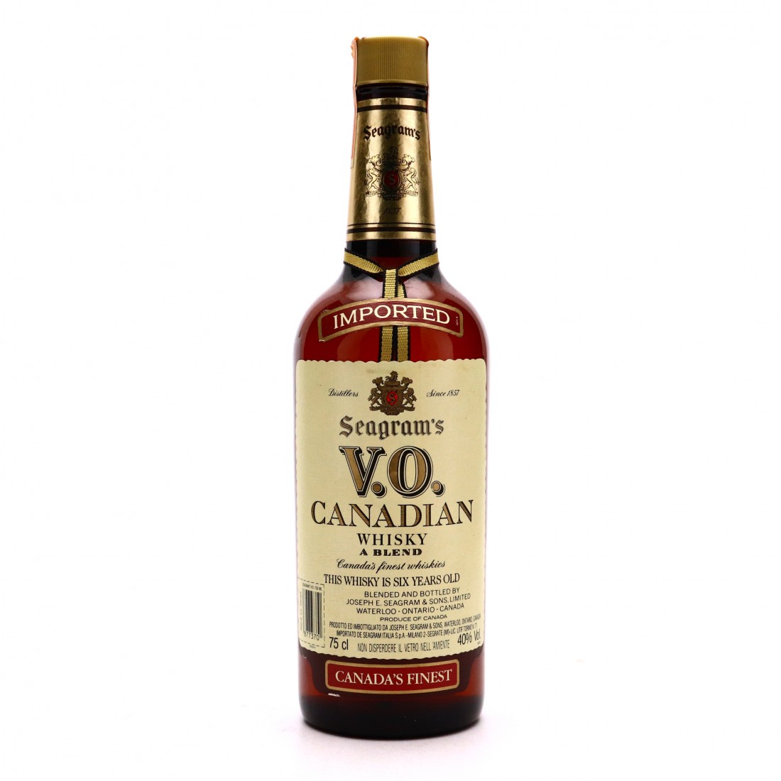 Seagram's VO Canadian Whisky 1980s Whisky Auctioneer