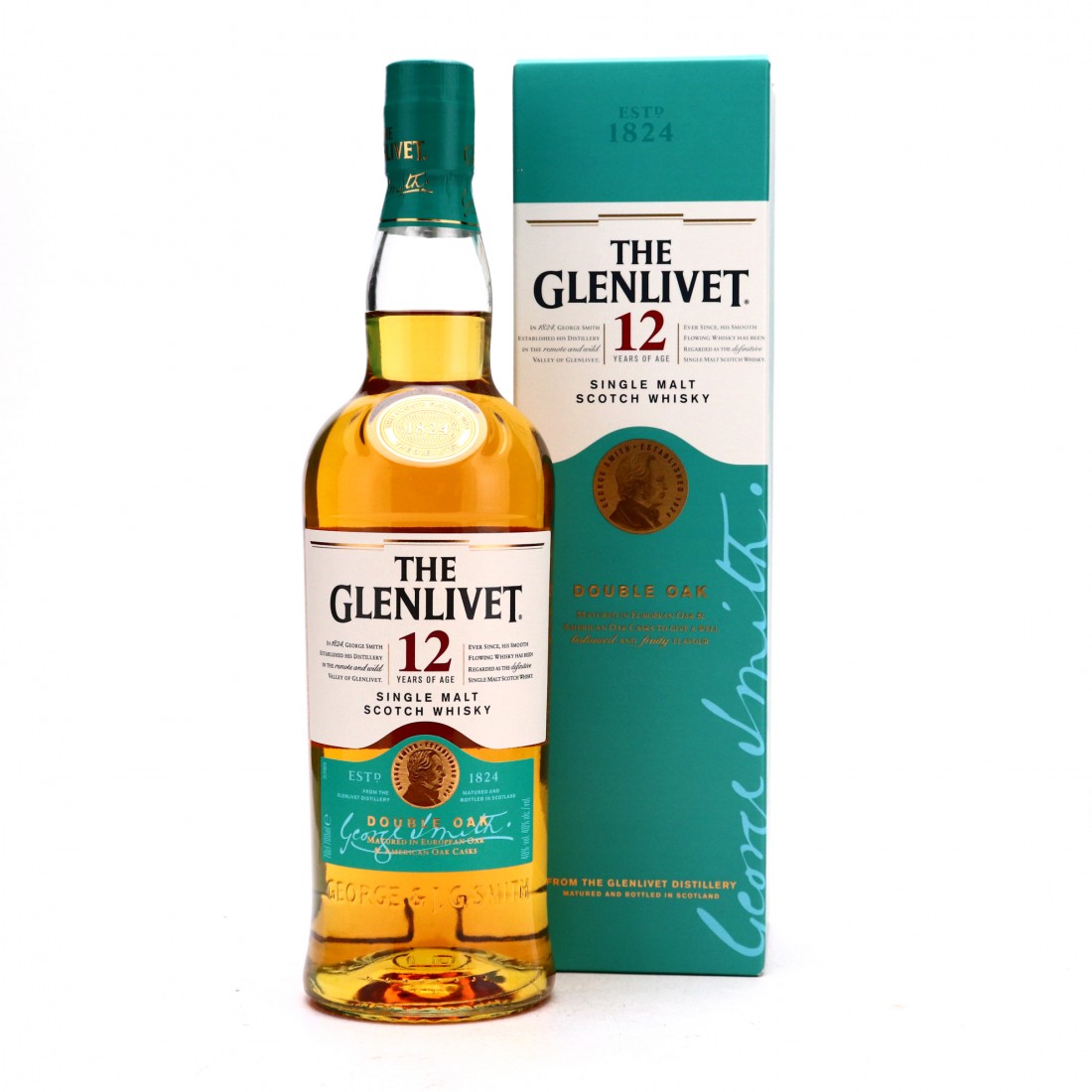 Glenlivet 12 Year Old Double Oak Whisky Auctioneer