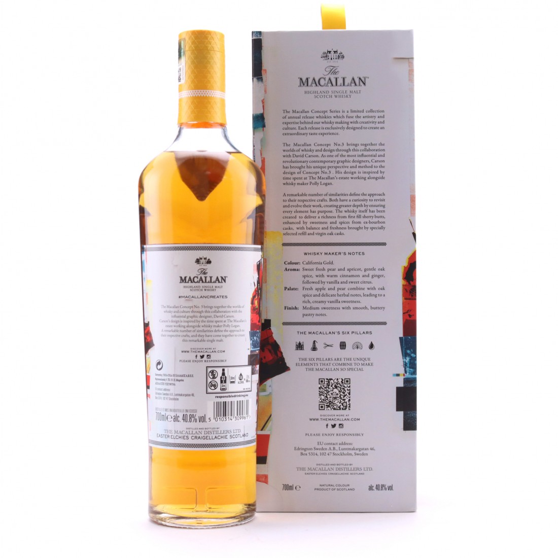 THE MACALLAN CONCEPT No.3 Single Malt Scotch Whisky 40 % 0,7 L David