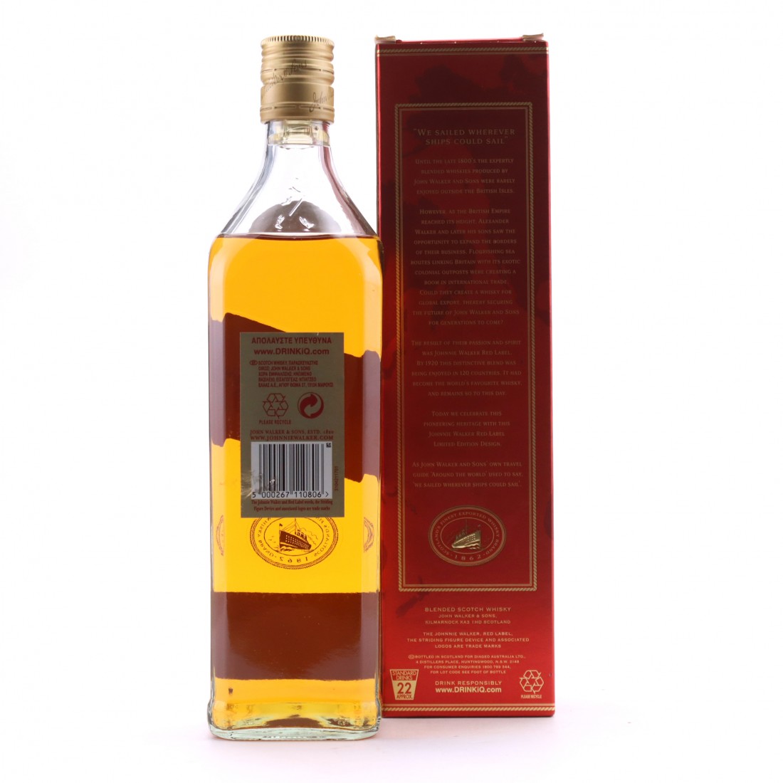 Johnnie Walker Red Label Limited Edition Whisky Auctioneer