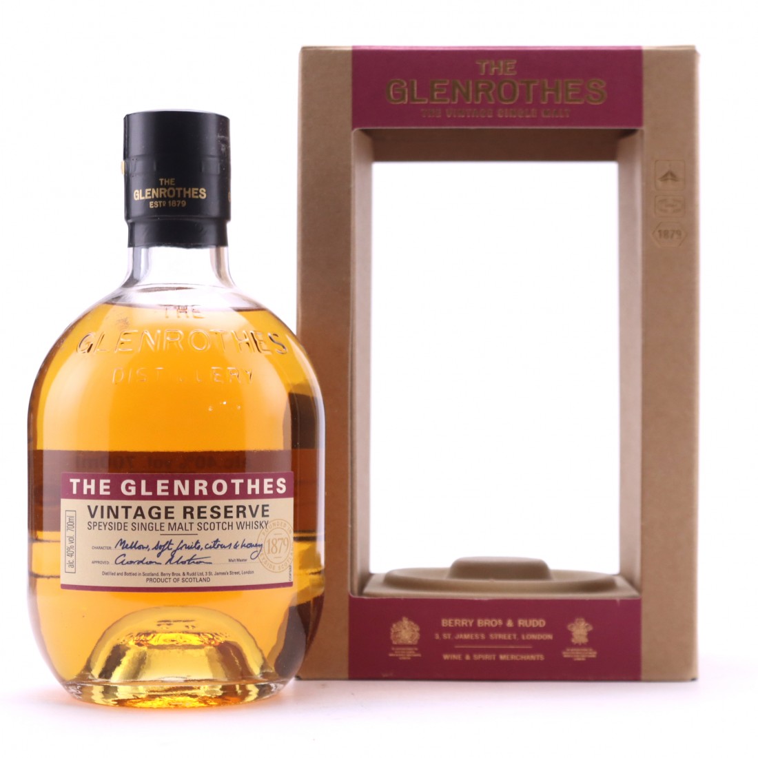 Glenrothes Vintage Reserve Whisky Auctioneer