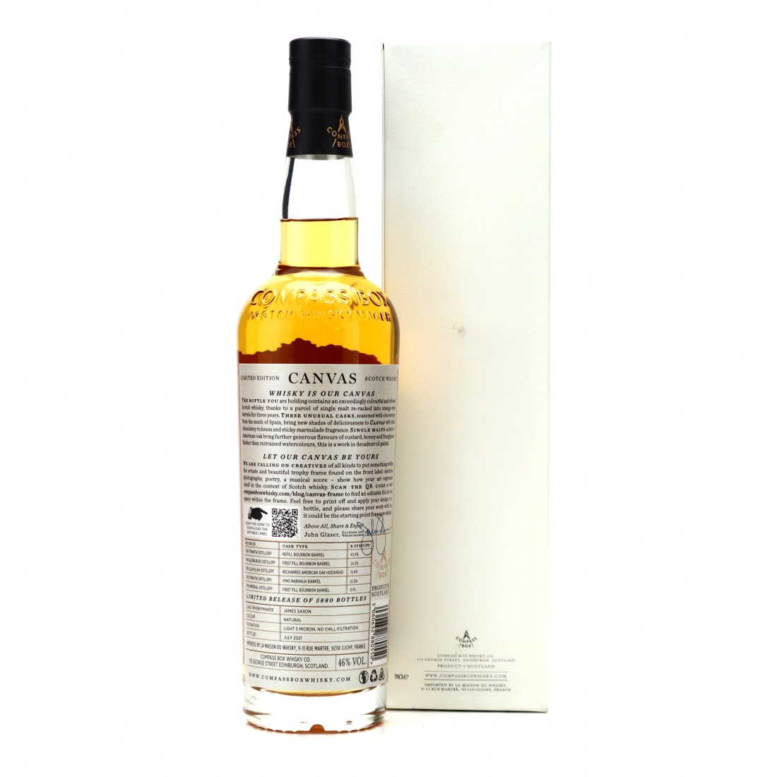 Compass Box Canvas Whisky Auctioneer