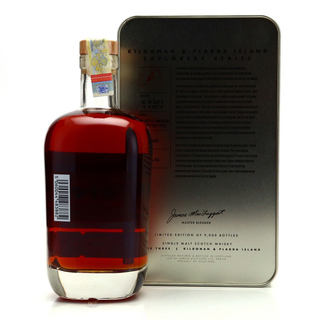 Arran 21 Year Old The Explorers Series Volume 3 / Kildonan and Pladda