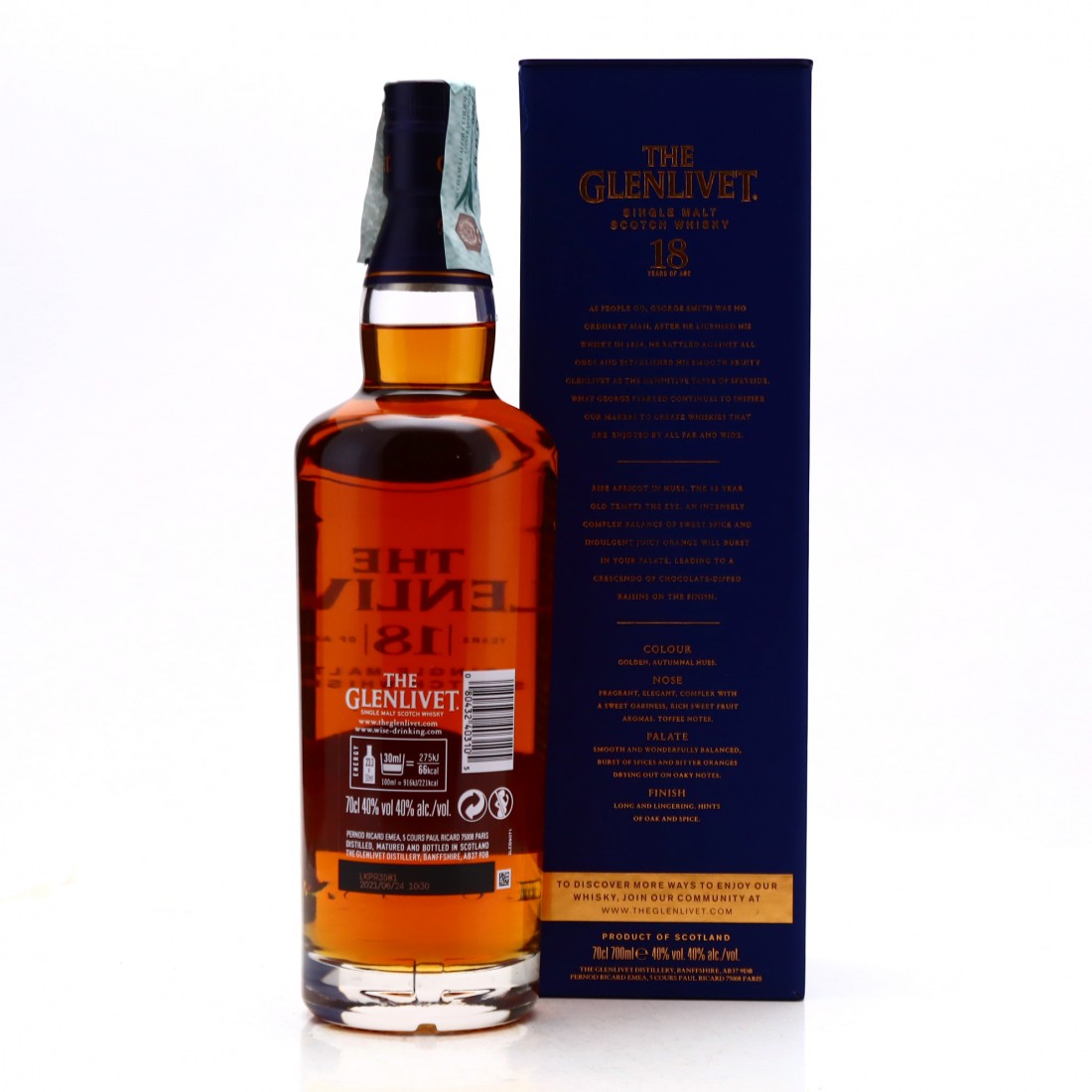 Glenlivet 18 Year Old Batch Reserve Whisky Auctioneer