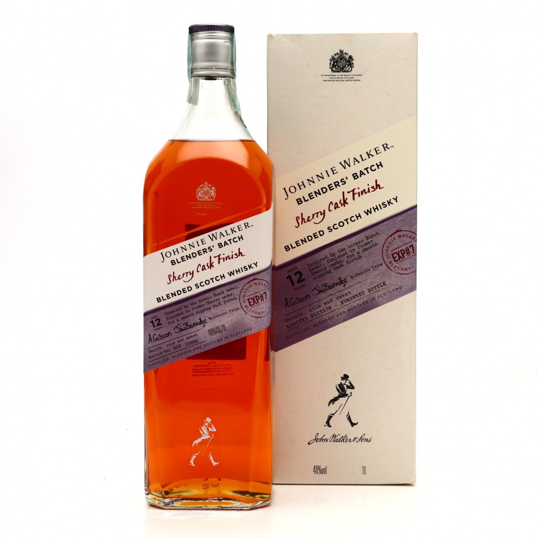 Johnnie Walker 12 Year Old Blenders' Batch Exp7 1 Litre / Sherry Cask