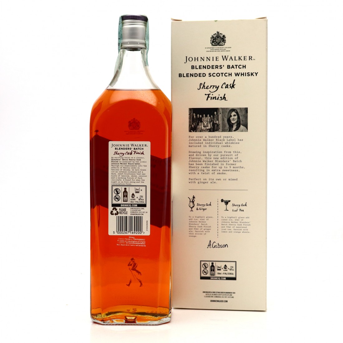 Johnnie Walker 12 Year Old Blenders' Batch Exp7 1 Litre / Sherry Cask