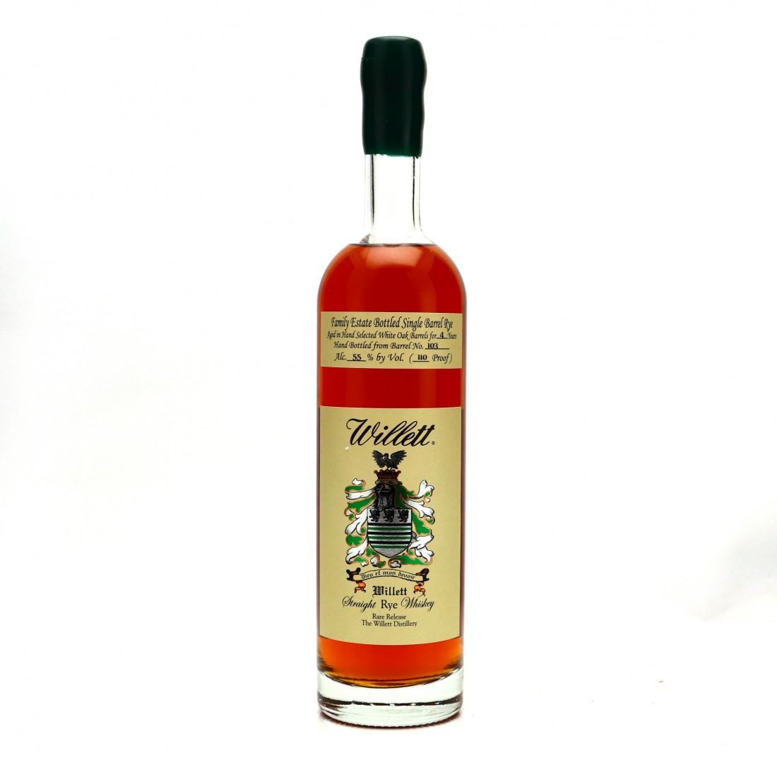 Willett Family Estate 4 Year Old Single Barrel Rye 103 Whisky Auctioneer