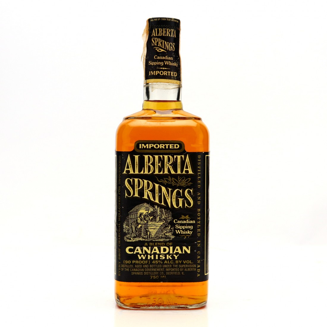 Alberta Springs 1983 Old Time Canadian Whisky Whisky Auctioneer