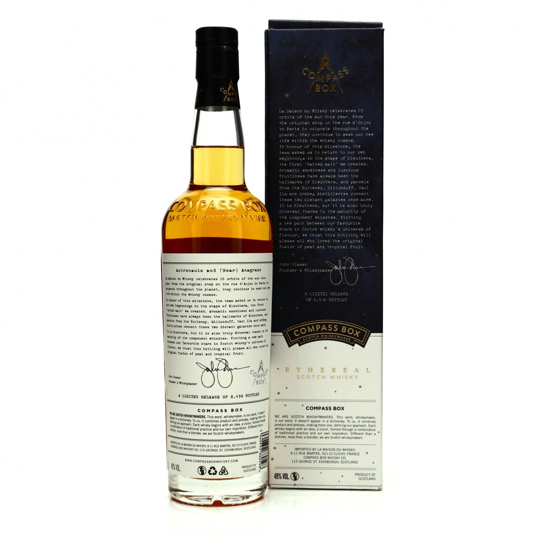 Compass Box Ethereal / LMDW 65th Anniversary Whisky Auctioneer