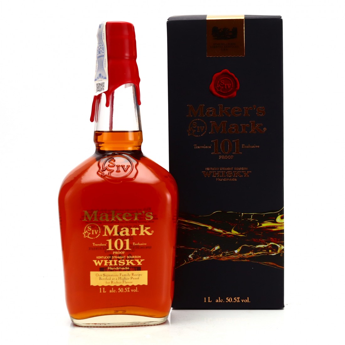 Maker's Mark 101 Proof Kentucky Straight Bourbon 1 Litre Whisky