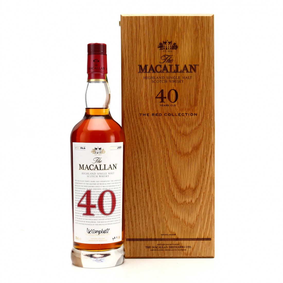 Macallan 40 Year Old The Red Collection | Whisky Auctioneer