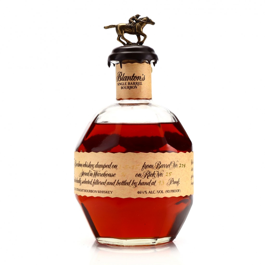 Blanton's Single Barrel dumped 1995 Whisky Auctioneer