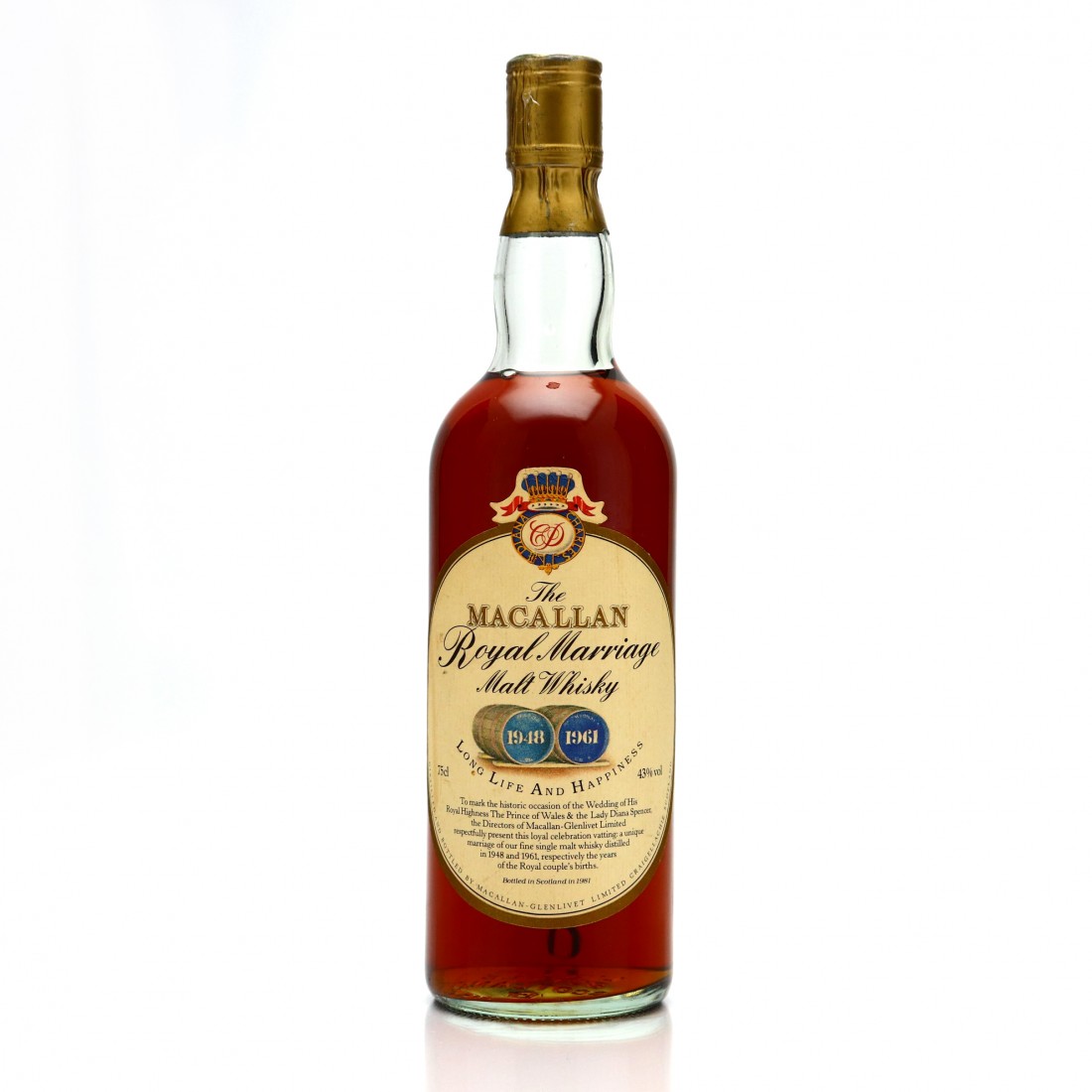 Macallan 1948/1961 Royal Marriage 1981 Whisky Auctioneer