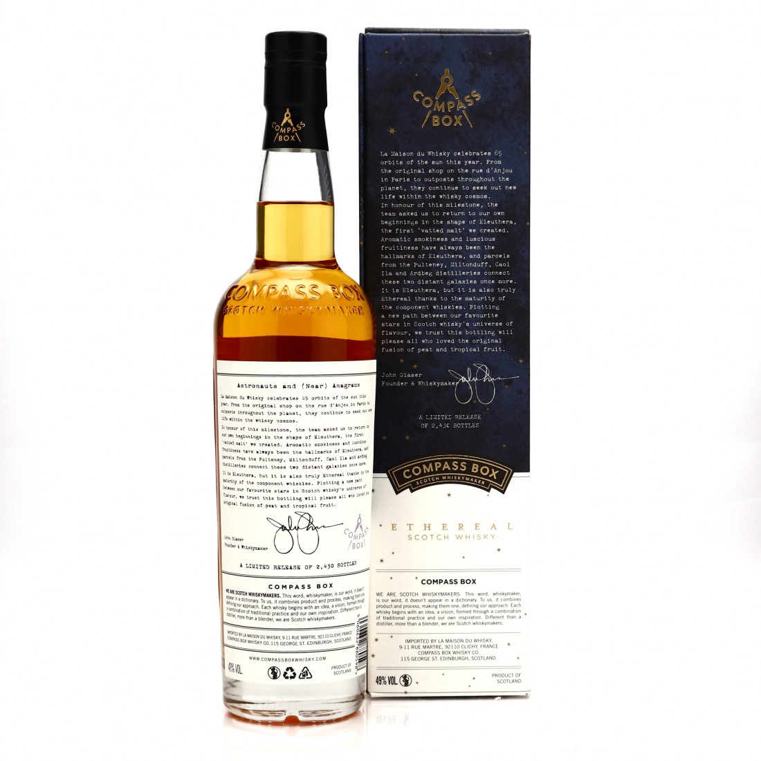 Compass Box Ethereal / LMDW 65th Anniversary Whisky Auctioneer