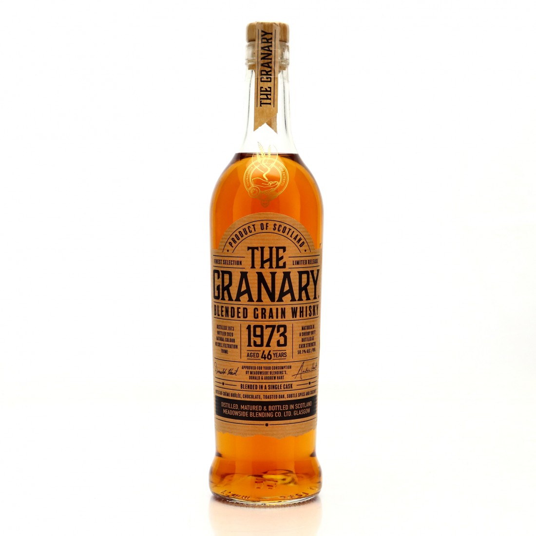 The Granary 1973 Blended Grain Whisky 46 Year Old Whisky Auctioneer