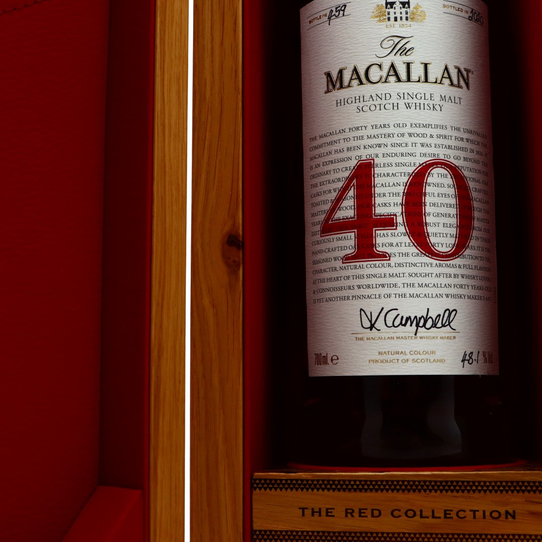 Macallan 40 Year Old The Red Collection | Whisky Auctioneer