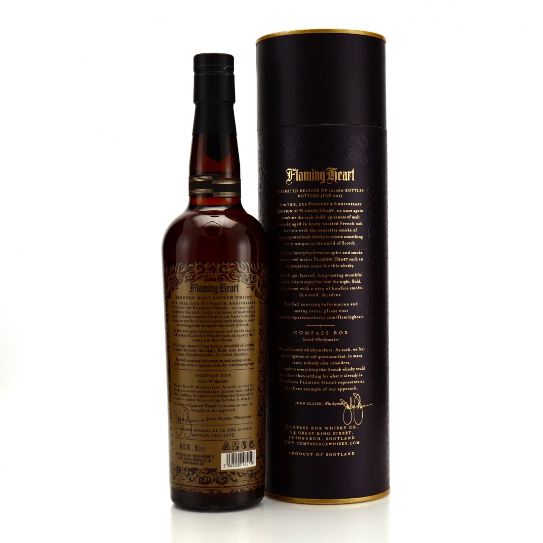 Compass Box Flaming Heart 2015 / 15th Anniversary Whisky Auctioneer