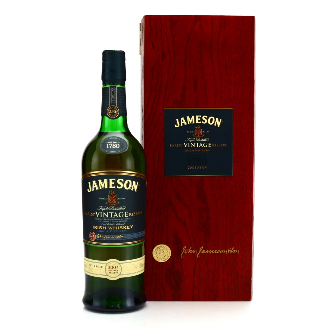 Jameson Rarest Vintage Reserve 2007 Edition Whisky Auctioneer