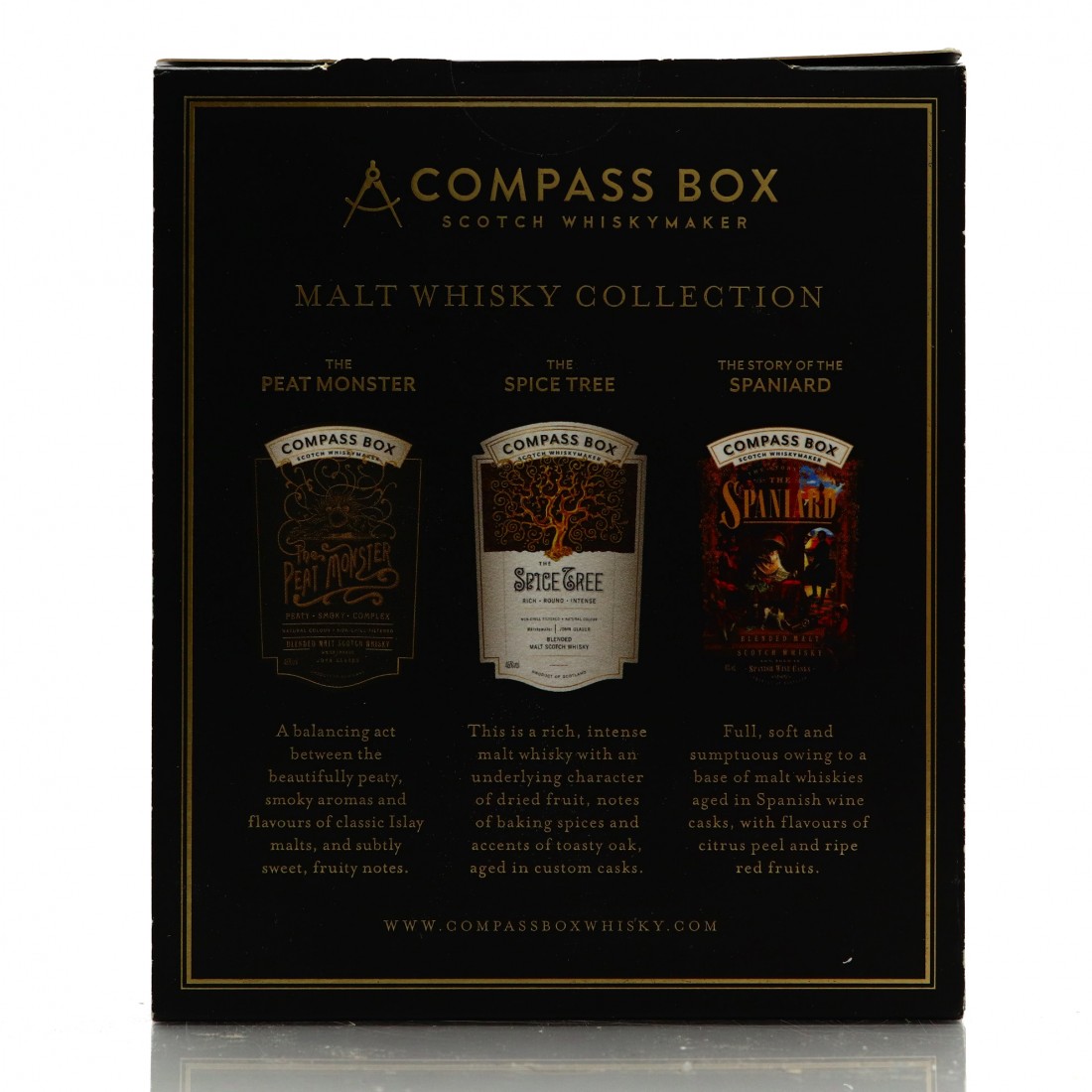 Compass Box Malt Whisky Collection Miniature x 3 Whisky Auctioneer