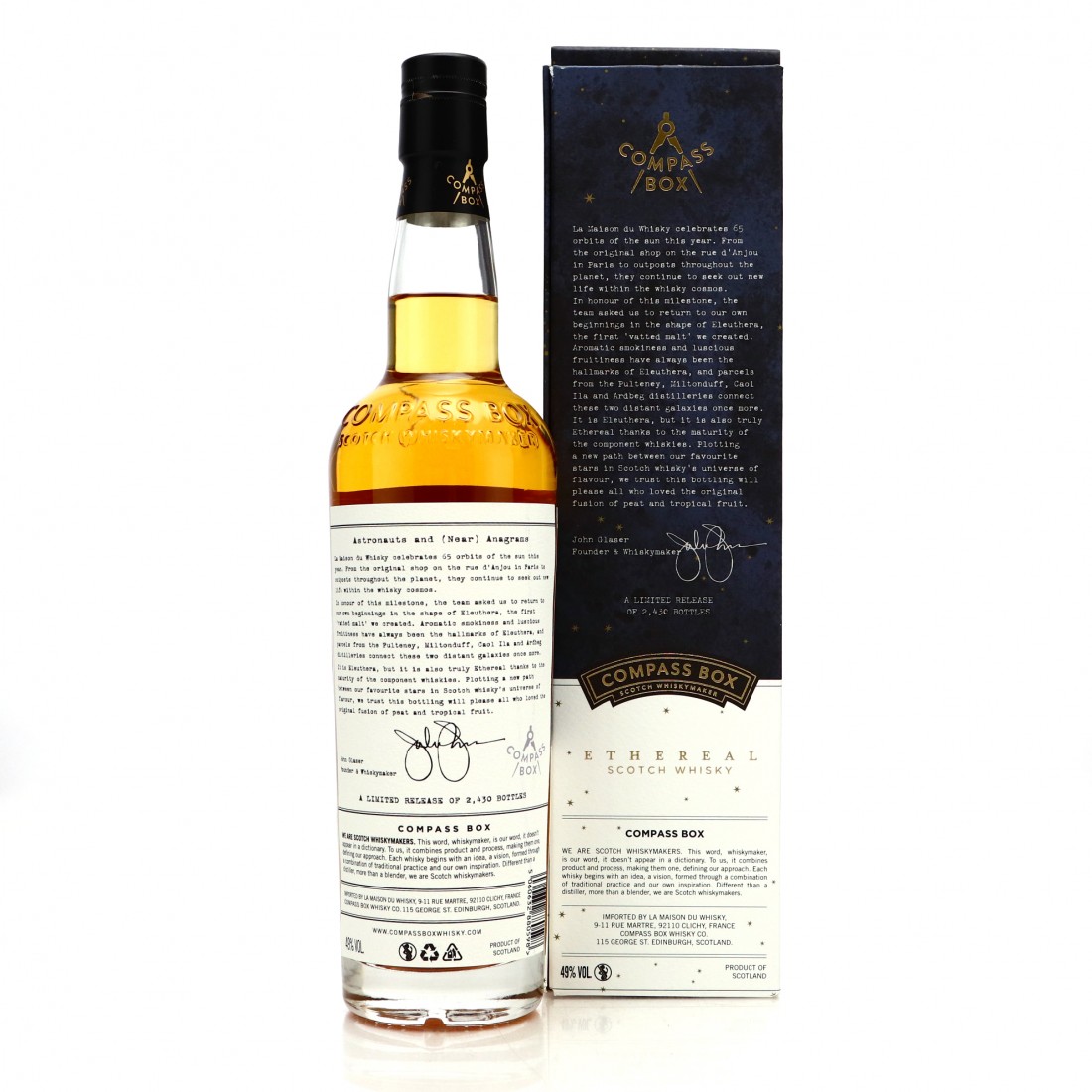 Compass Box Ethereal / LMDW 65th Anniversary Whisky Auctioneer