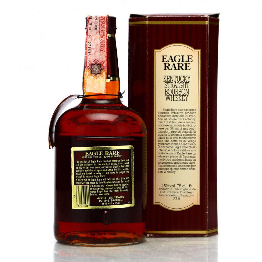 Eagle Rare 10 Year Old 90 Proof 1986 Whisky Auctioneer