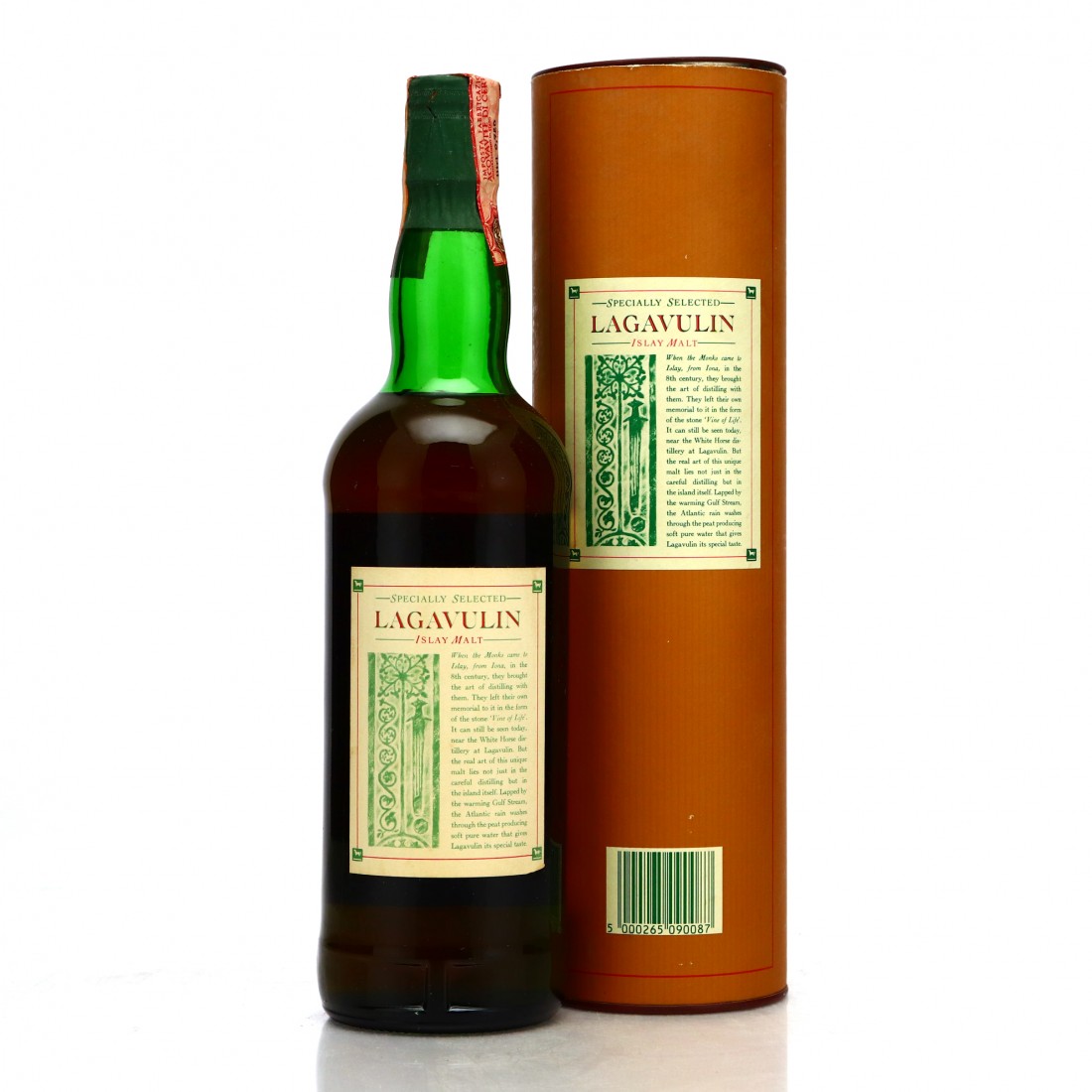 Lagavulin 12 Year Old White Horse 1980s / Montenegro Import Whisky