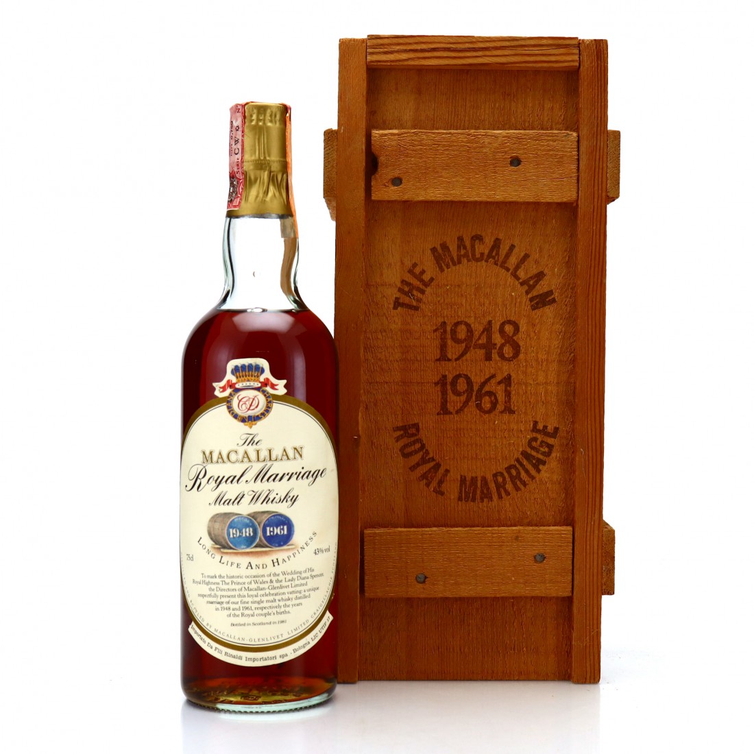 Macallan 1948/1961 Royal Marriage 1981 Whisky Auctioneer