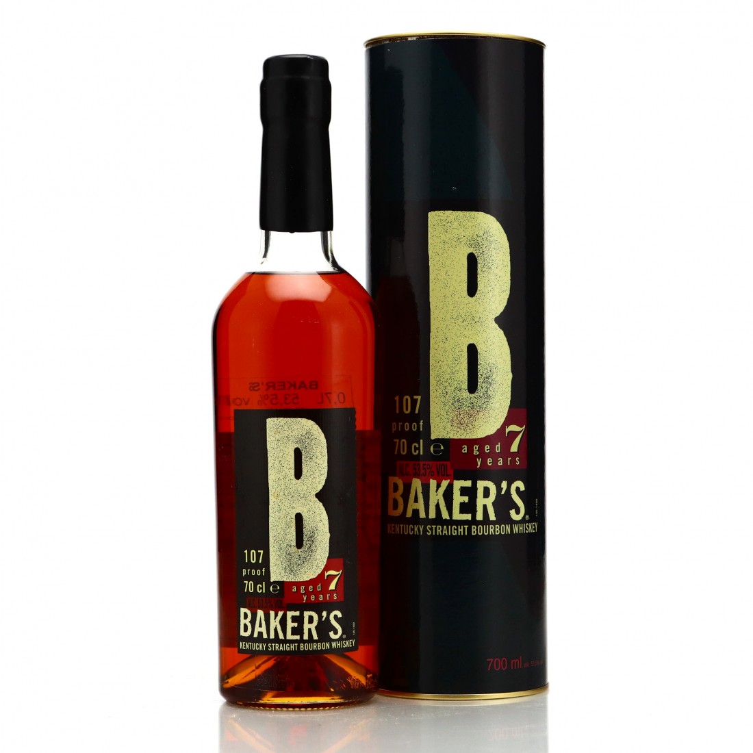 Baker's 7 Year Old 107 Proof Kentucky Straight Bourbon B90001 70cl