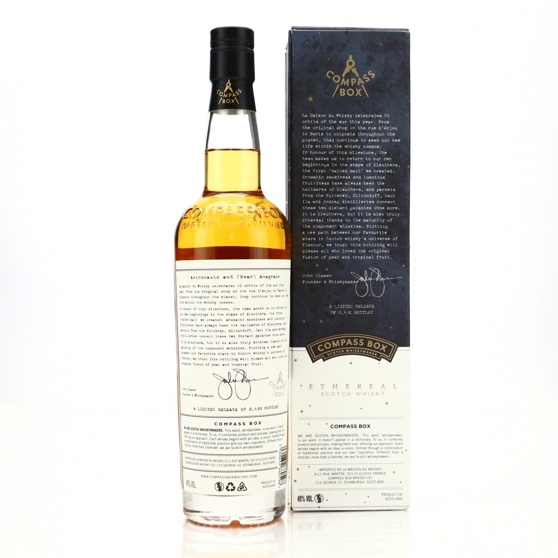 Compass Box Ethereal / LMDW 65th Anniversary Whisky Auctioneer