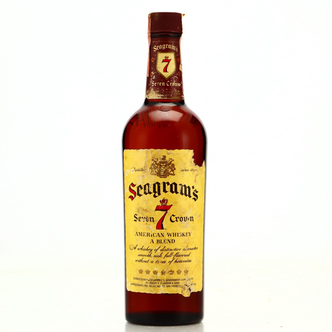 Seagram's Seven Crown American Whiskey 1960s Whisky Auctioneer