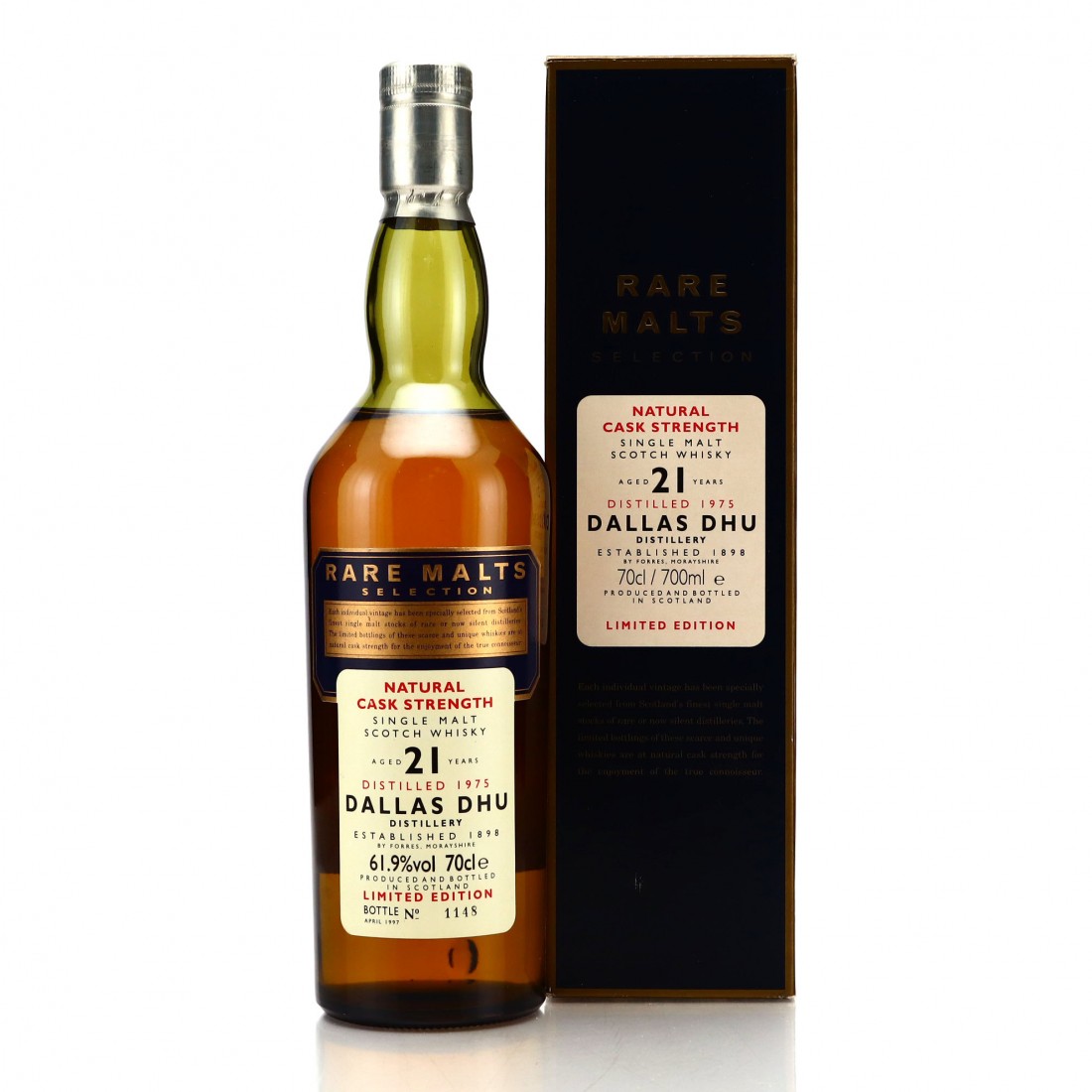 Dallas Dhu 1975 Rare Malts 21 Year Old / 61.9 Whisky Auctioneer