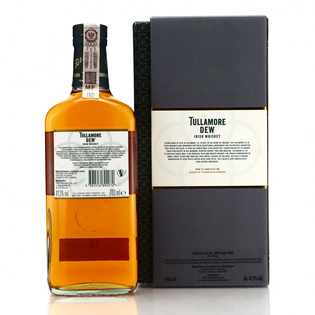 Tullamore Dew 14 Year Old Single Malt | Whisky Auctioneer