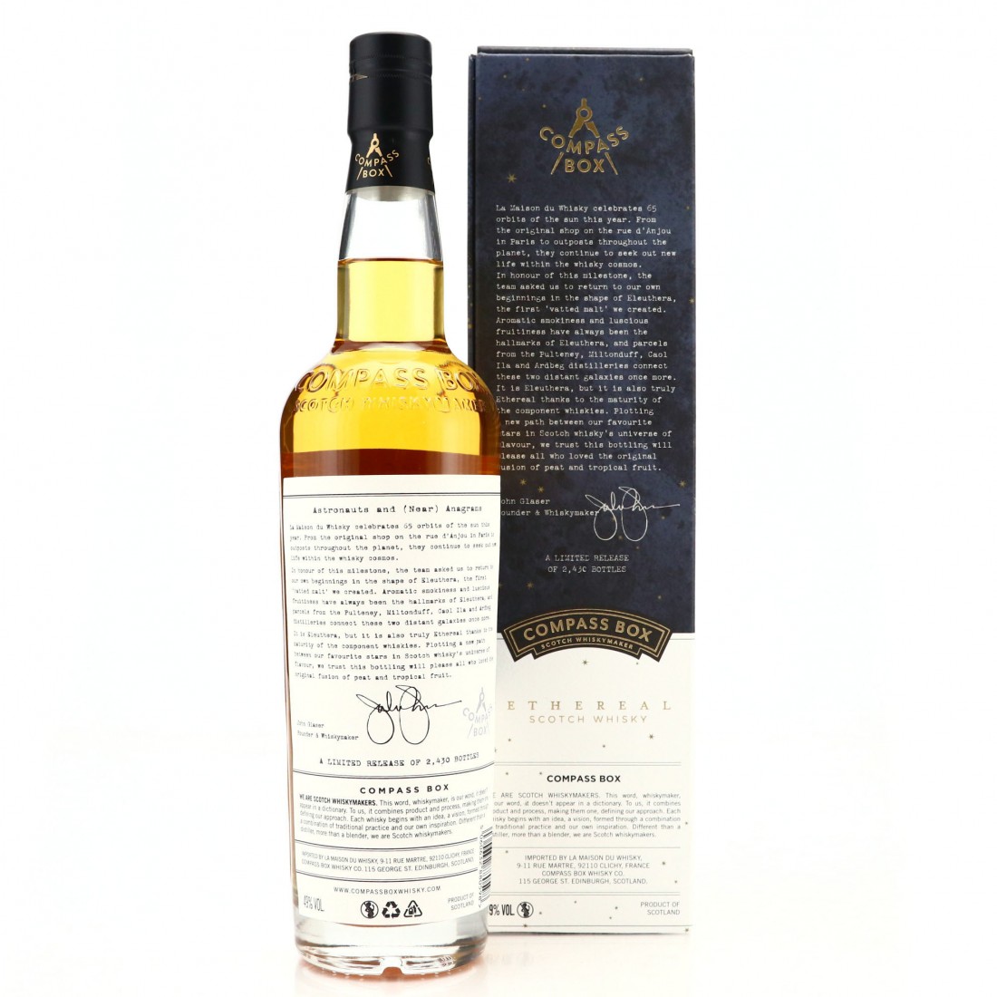 Compass Box Ethereal / LMDW 65th Anniversary Whisky Auctioneer